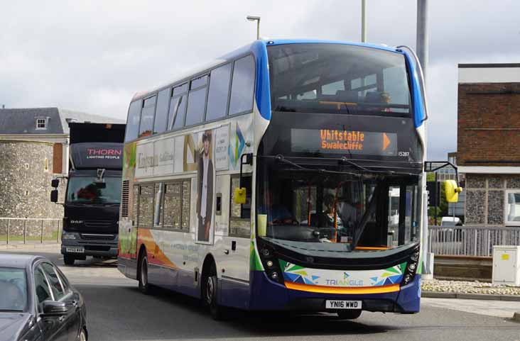 Stagecoach East Kent Scania N250UD ADL Enviro400MMC 15387